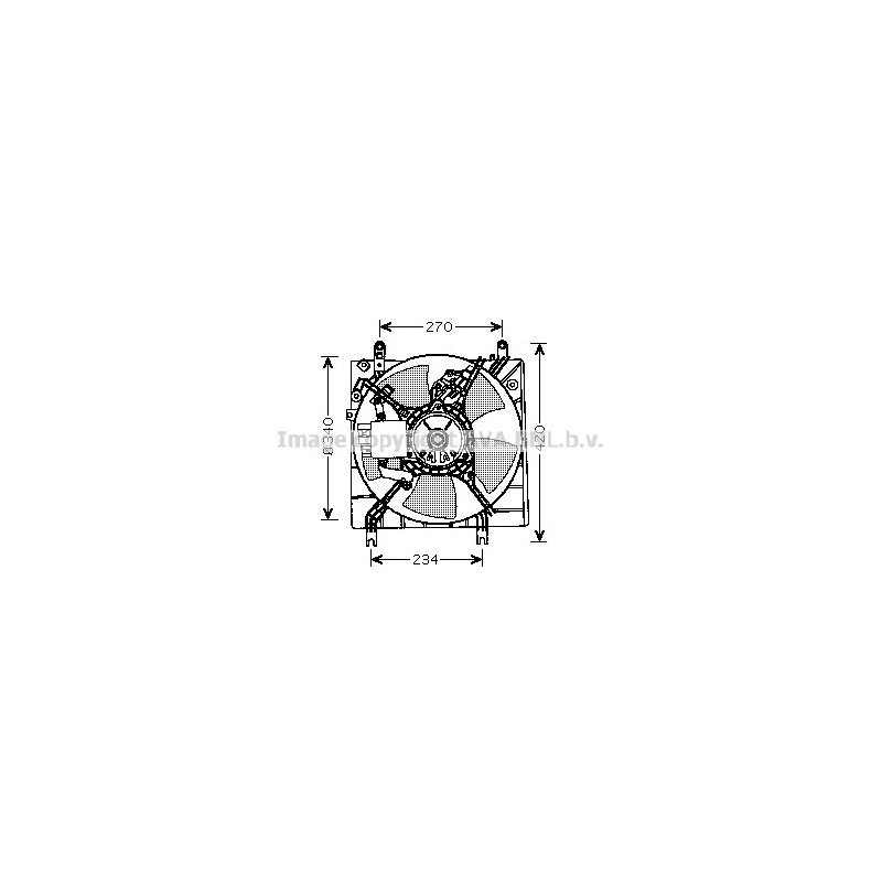 Ventilateur (refroidissement moteur) AVA QUALITY COOLING