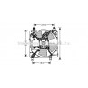 Ventilateur (refroidissement moteur) AVA QUALITY COOLING