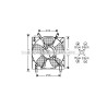 Ventilateur (refroidissement moteur) AVA QUALITY COOLING
