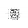 Ventilateur (refroidissement moteur) AVA QUALITY COOLING