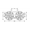 Ventilateur (refroidissement moteur) AVA QUALITY COOLING