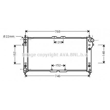 Radiateur AVA QUALITY COOLING