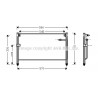 Condenseur de climatisation AVA QUALITY COOLING