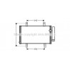 Condenseur de climatisation AVA QUALITY COOLING