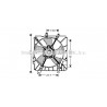 Ventilateur (refroidissement moteur) AVA QUALITY COOLING