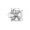 Ventilateur (refroidissement moteur) AVA QUALITY COOLING