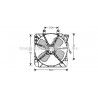 Ventilateur (refroidissement moteur) AVA QUALITY COOLING