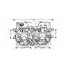 Ventilateur (refroidissement moteur) AVA QUALITY COOLING