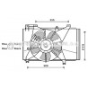 Ventilateur (refroidissement moteur) AVA QUALITY COOLING