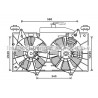 Ventilateur (refroidissement moteur) AVA QUALITY COOLING
