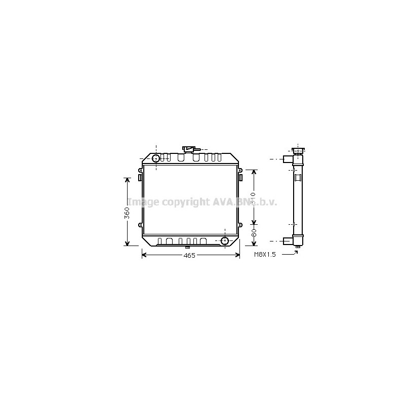 Radiateur AVA QUALITY COOLING