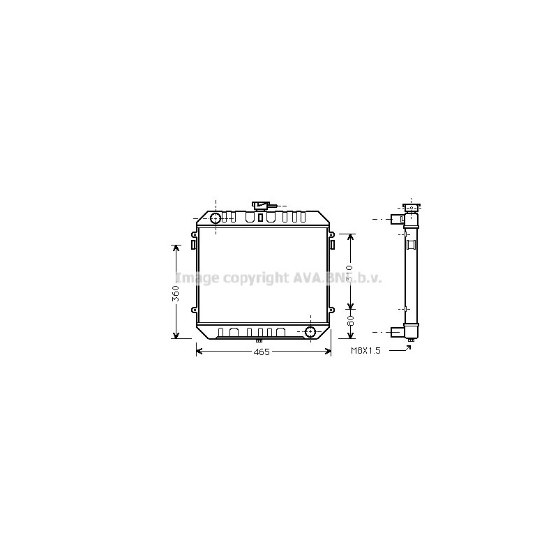 Radiateur AVA QUALITY COOLING