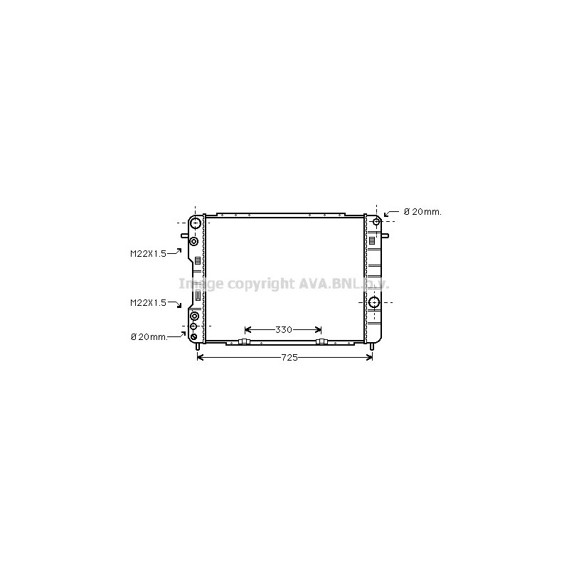 Radiateur AVA QUALITY COOLING