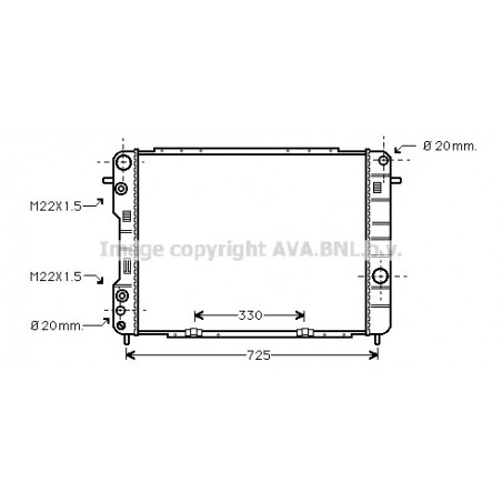 Radiateur AVA QUALITY COOLING