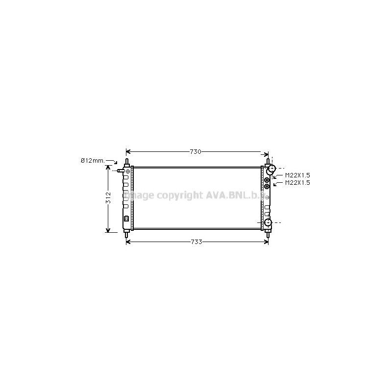 Radiateur AVA QUALITY COOLING