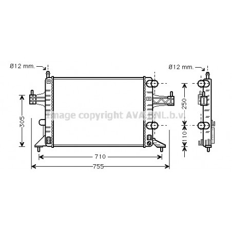 Radiateur AVA QUALITY COOLING