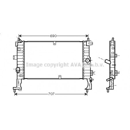 Radiateur AVA QUALITY COOLING