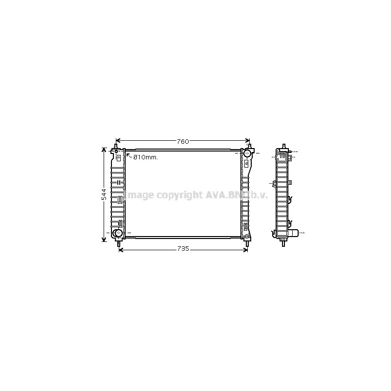 Radiateur AVA QUALITY COOLING