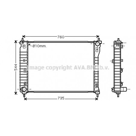 Radiateur AVA QUALITY COOLING