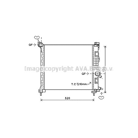 Radiateur AVA QUALITY COOLING