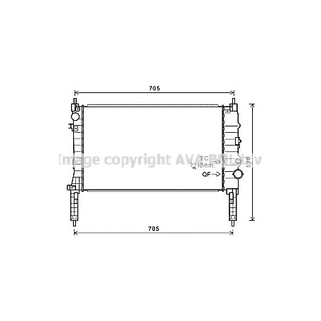 Radiateur AVA QUALITY COOLING