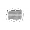 Radiateur d'huile AVA QUALITY COOLING