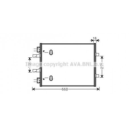 Condenseur de climatisation AVA QUALITY COOLING