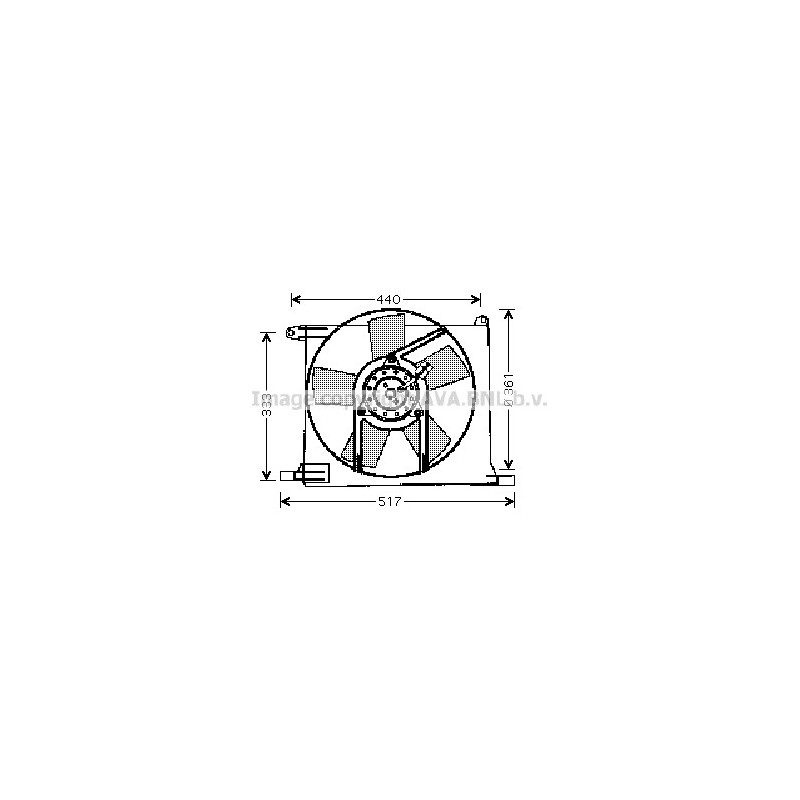Ventilateur (refroidissement moteur) AVA QUALITY COOLING