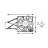 Ventilateur (refroidissement moteur) AVA QUALITY COOLING