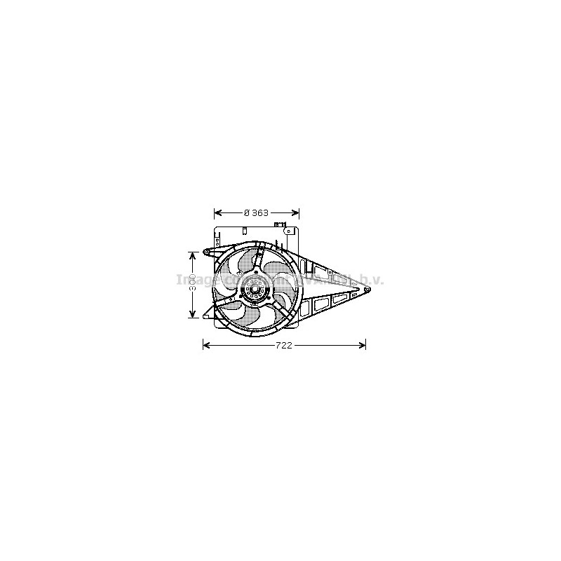 Ventilateur (refroidissement moteur) AVA QUALITY COOLING