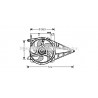 Ventilateur (refroidissement moteur) AVA QUALITY COOLING