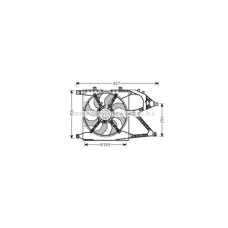 Ventilateur (refroidissement moteur) AVA QUALITY COOLING