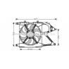 Ventilateur (refroidissement moteur) AVA QUALITY COOLING