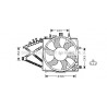 Ventilateur (refroidissement moteur) AVA QUALITY COOLING