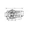 Ventilateur (refroidissement moteur) AVA QUALITY COOLING