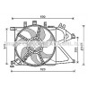 Ventilateur (refroidissement moteur) AVA QUALITY COOLING