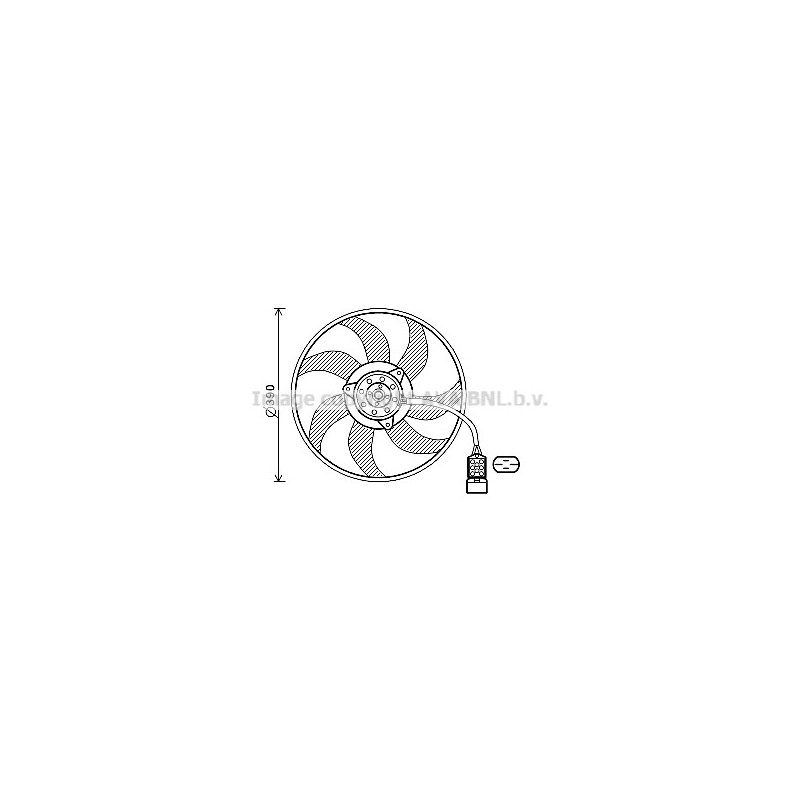 Ventilateur (refroidissement moteur) AVA QUALITY COOLING