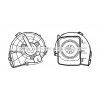 Moteur électrique (pulseur d'air habitacle) AVA QUALITY COOLING
