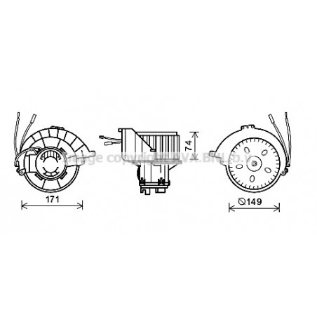 Moteur électrique (pulseur...