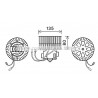 Moteur électrique (pulseur d'air habitacle) AVA QUALITY COOLING