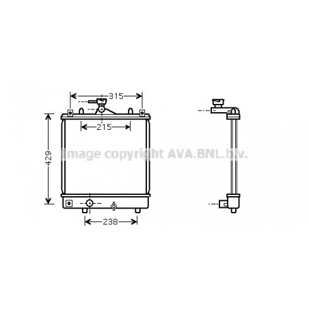 Radiateur AVA QUALITY COOLING