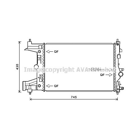 Radiateur AVA QUALITY COOLING