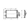 Condenseur de climatisation AVA QUALITY COOLING