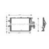 Condenseur de climatisation AVA QUALITY COOLING