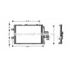 Condenseur de climatisation AVA QUALITY COOLING