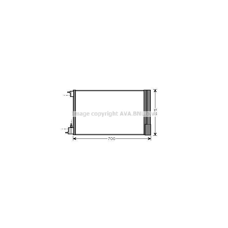 Condenseur de climatisation AVA QUALITY COOLING