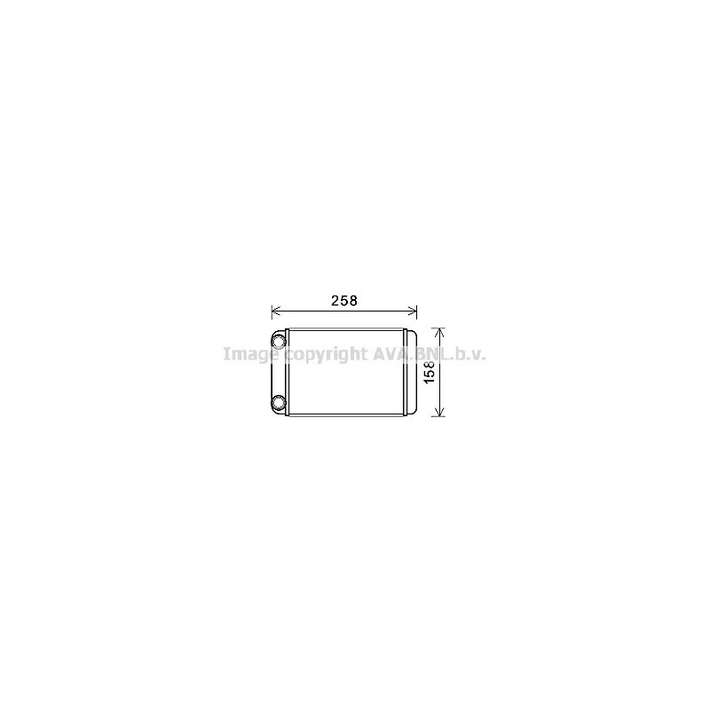Radiateur de chauffage AVA QUALITY COOLING