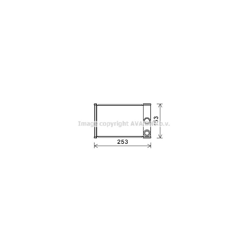 Radiateur de chauffage AVA QUALITY COOLING