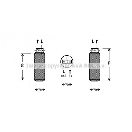 Bouteille déshydratante AVA...