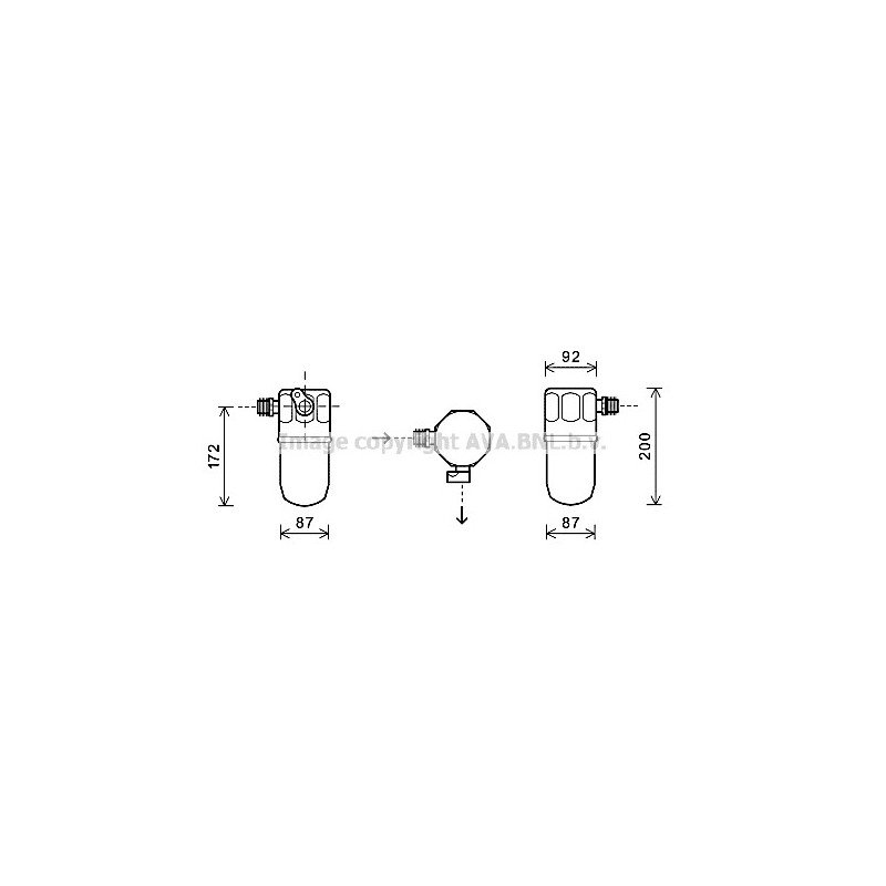 Bouteille déshydratante AVA QUALITY COOLING